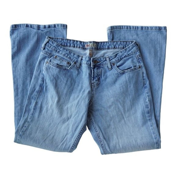 LEI Ashley Jeans Size 13 Ultra Low Rise Flare - Picture 2 of 15